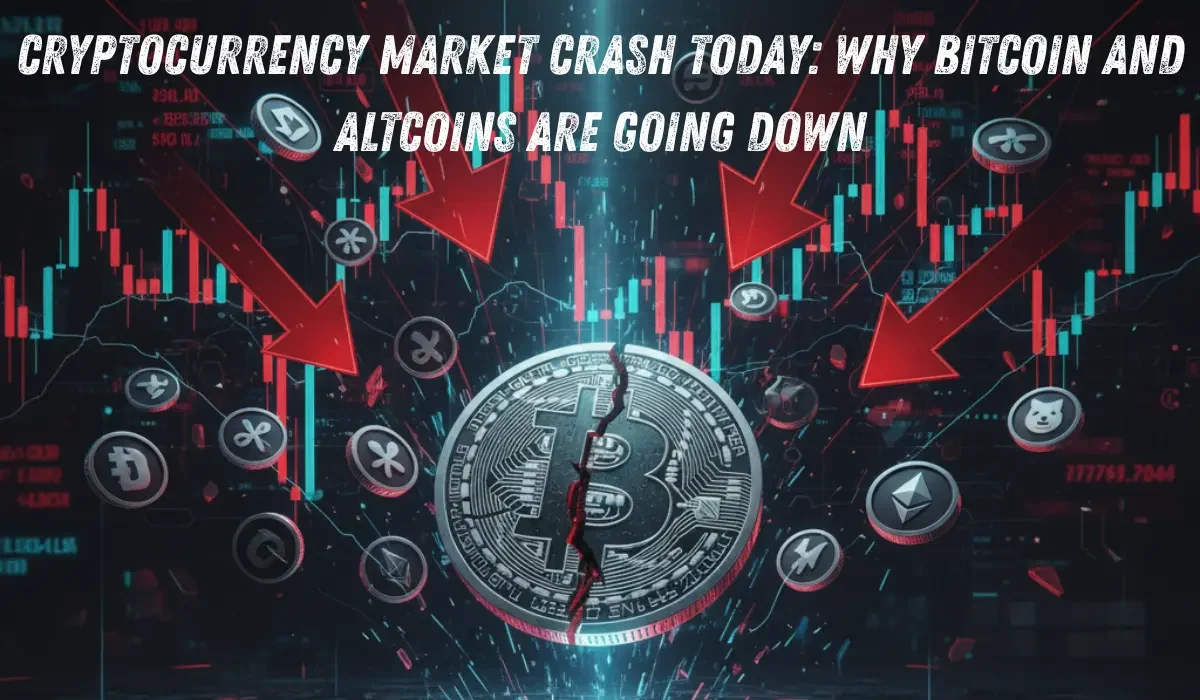 Cryptocurrency Market Crash Today: Why Bitcoin and Altcoins Are Going Down