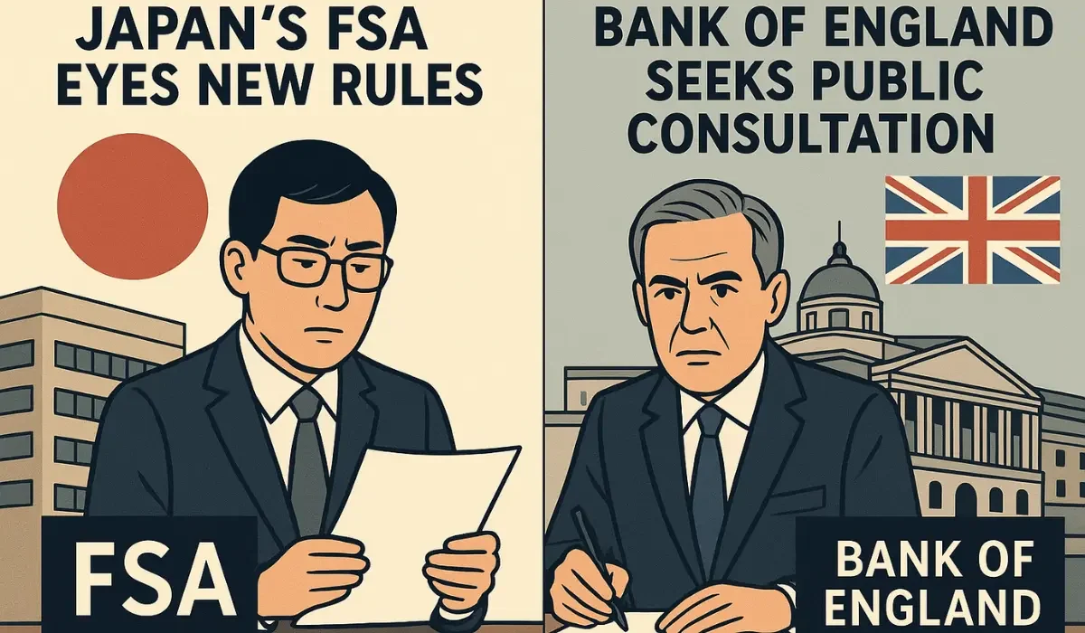 Japan’s FSA Eyes New Rules, Bank of England Seeks Public Consultation